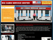 Tablet Screenshot of bigcabinservicecenter.com